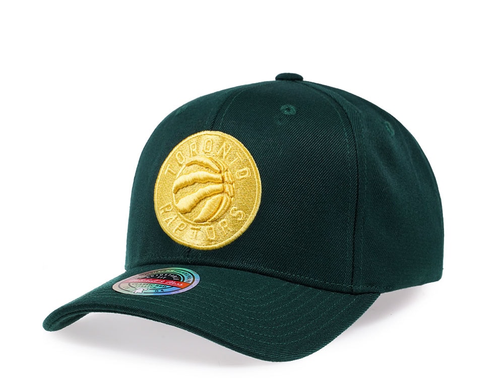 Mitchell & Ness Toronto Raptors Green Lime Red Line Flex Snapback Cap