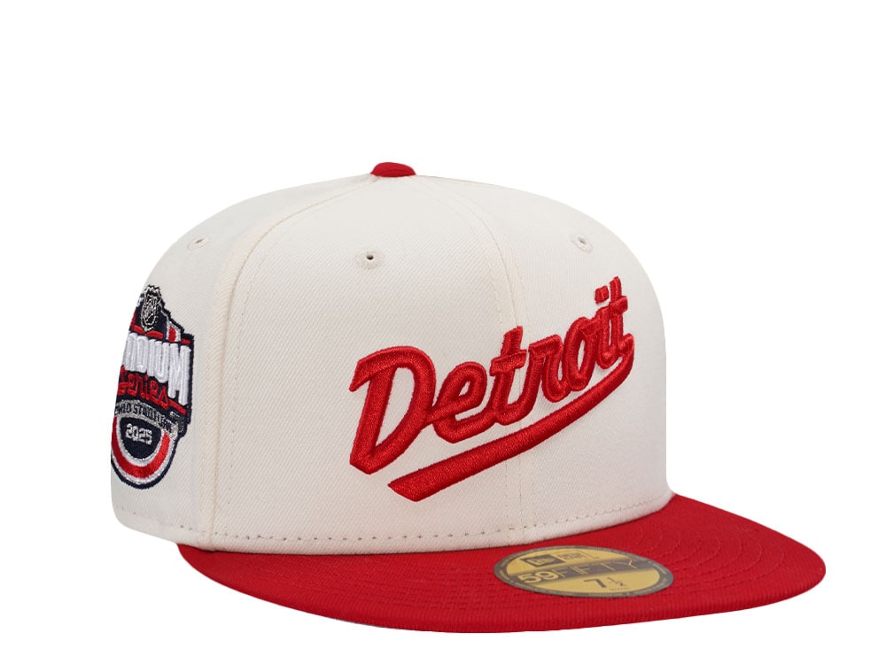 New Era Detroit Red Wings Stadium Series 2025 Chrome Two Tone Edition 59Fifty Fitted Cap