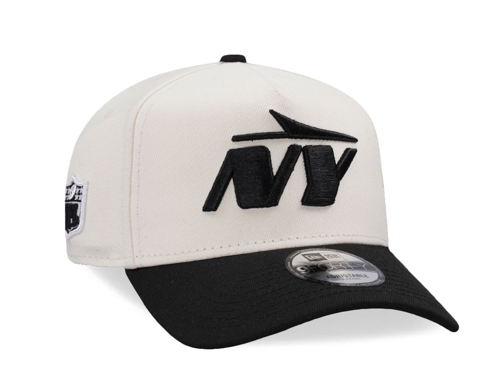 New Era New York Jets Classic Chrome Two Tone Edition 9Forty A Frame Snapback Cap