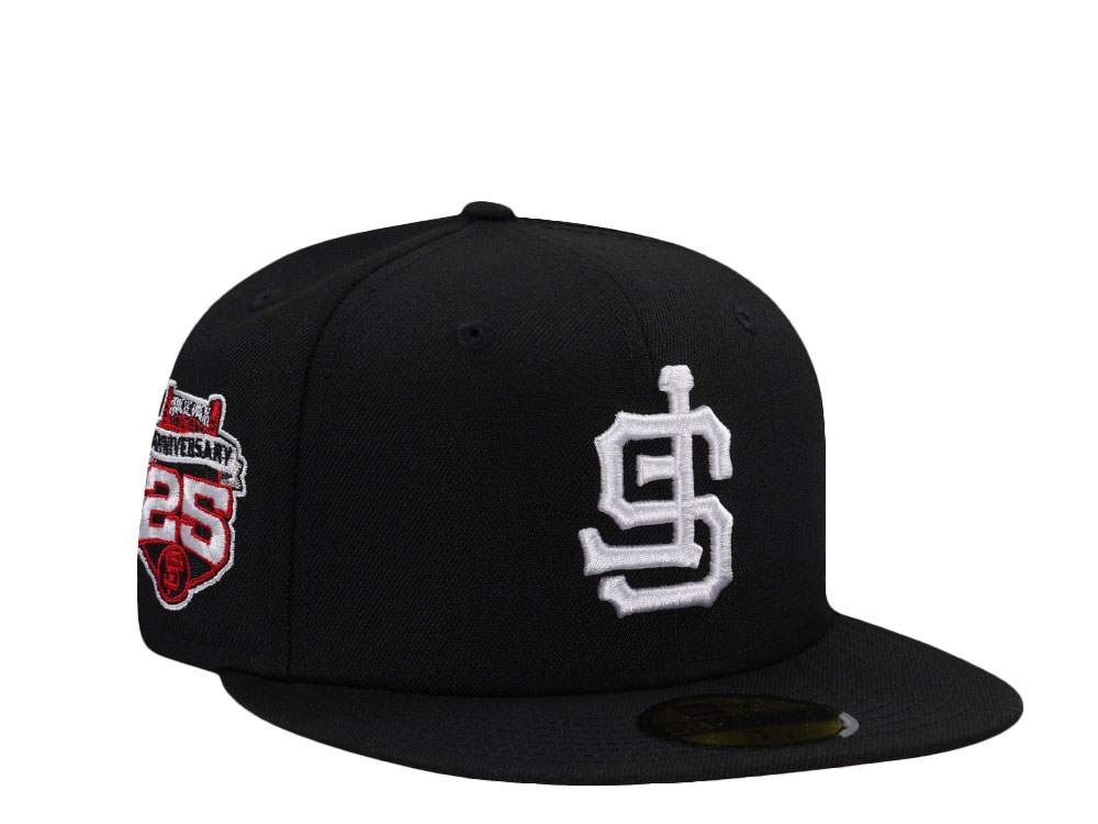 New Era San Francisco Giants 25th Anniversary Black Prime Edition 59Fifty Fitted Cap