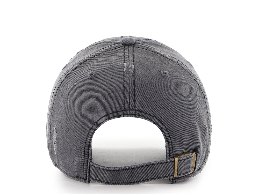 47 Brand Anaheim Ducks Weathered Dark Gray Clean Up Strapback Cap