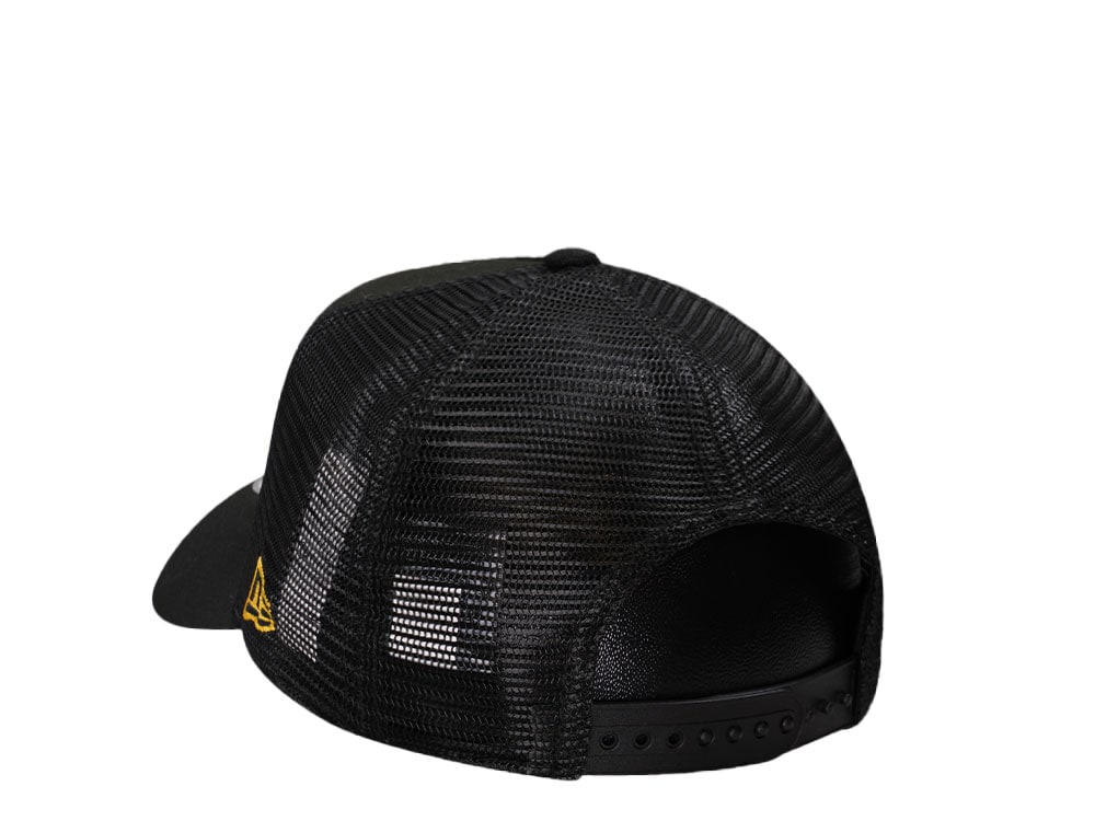 New Era Pittsburgh Pirates Black Trucker A Frame 9Forty Snapback Cap