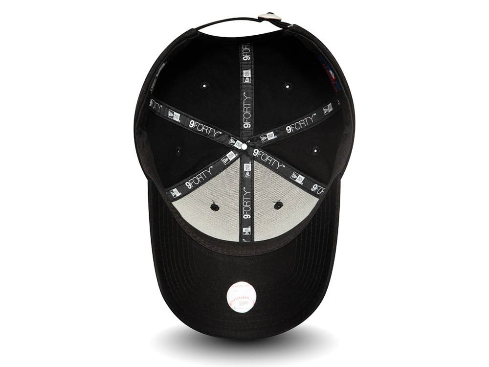 New Era Los Angeles Dodgers League Essential Black 9Forty Strapback Cap