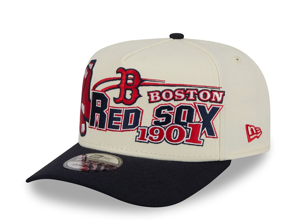 New Era Boston Red Sox 1901 Classic Chrome Edition 9Fifty A Frame Snapback Cap