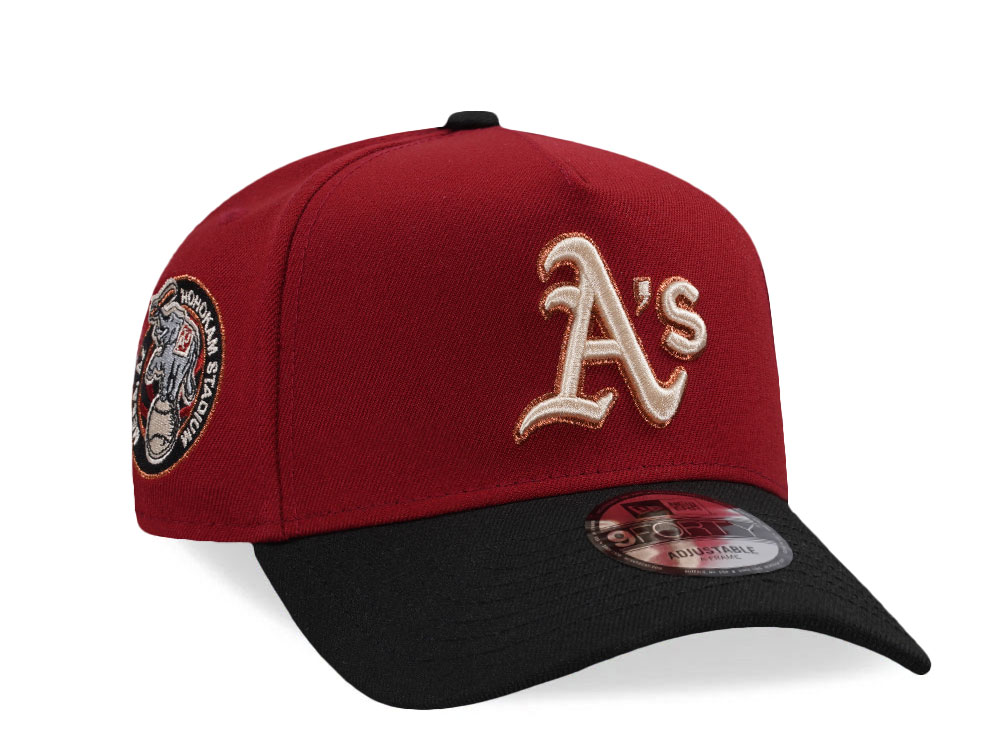 New Era Oakland Athletics Stadium Patch Two Tone Edition 9Forty A Frame Snapback Cap