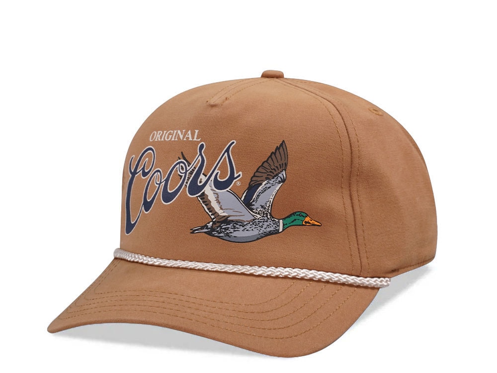 American Needle Coors Canvas Cappy Wheat Edition Snapback Cap