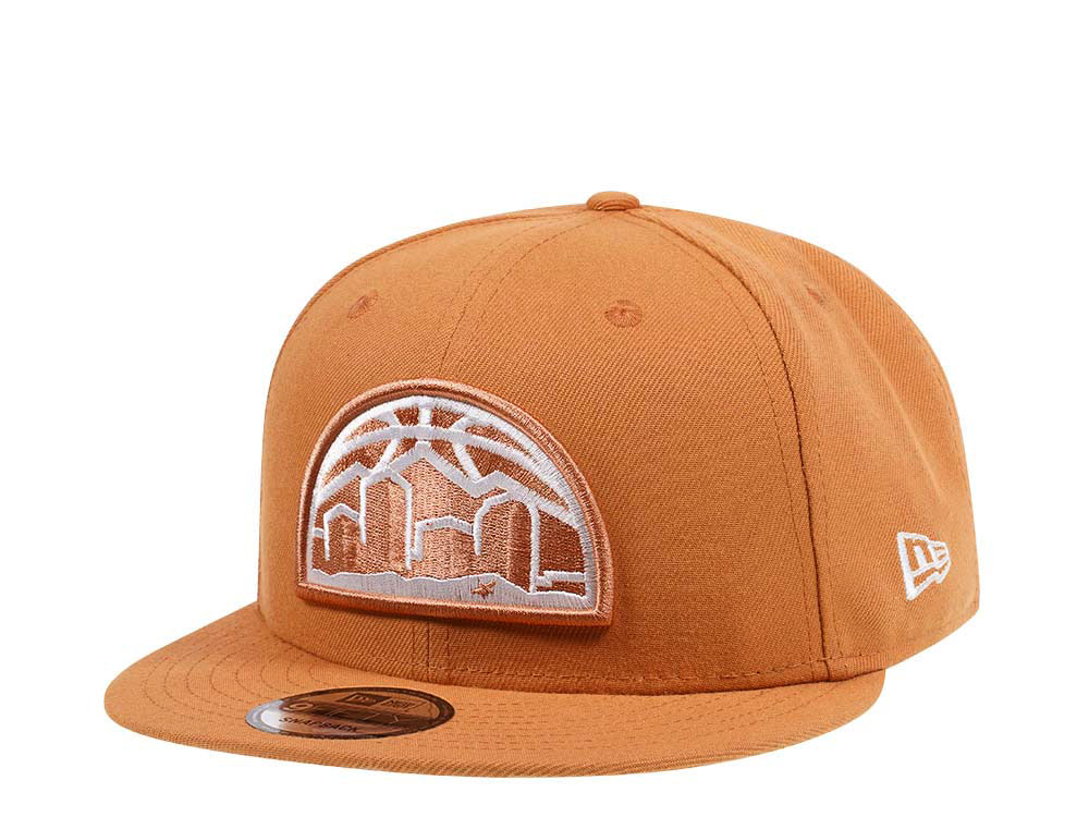 New Era Denver Nuggets Panama Tan Prime Edition 9Fifty Snapback Cap