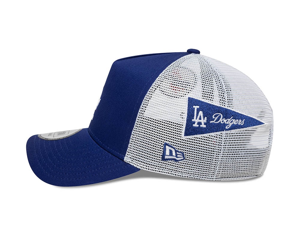 New Era Los Angeles Dodgers Multi Patch 9Forty A Frame Trucker Snapback Cap