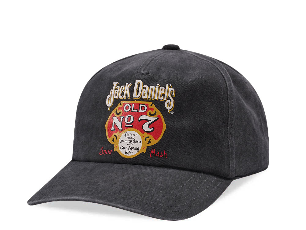 American Needle Jack Daniels Walker Black Snapback Cap