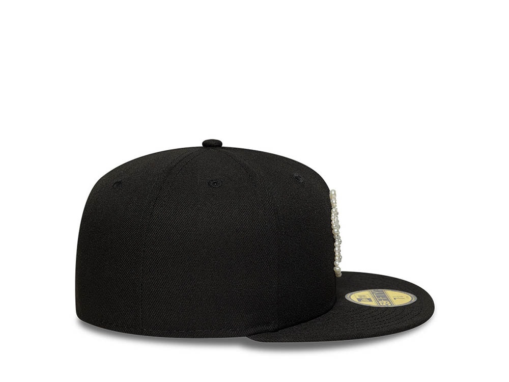 New Era New York Yankees Faux Pearl Black Prime Edition 59Fifty Fitted Cap