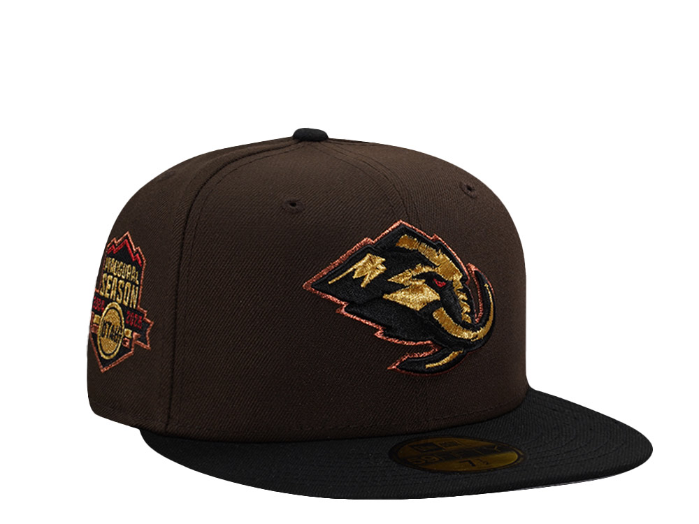 New Era Utah Mammoth Inaugural Season Walnut Two Tone Edition 59Fifty Fitted Cap