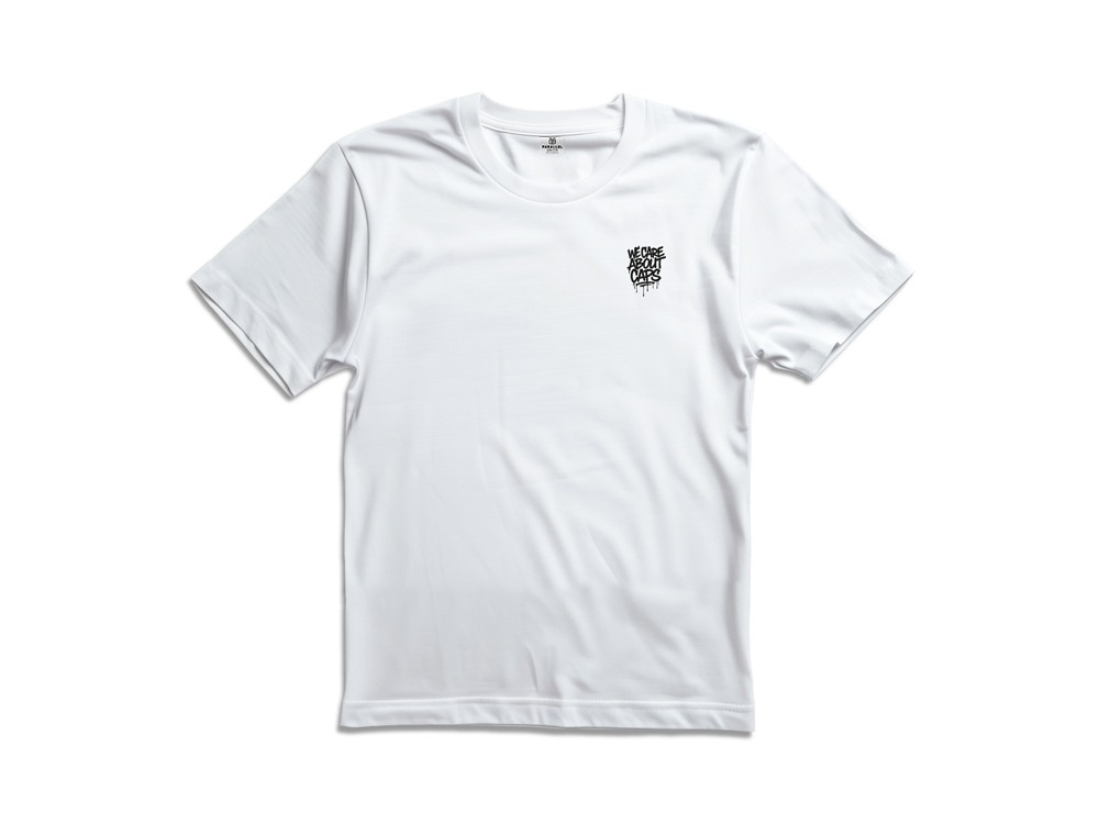 Parallel Union T-Shirt We Care about Caps Sugarskull White Oversize Edition