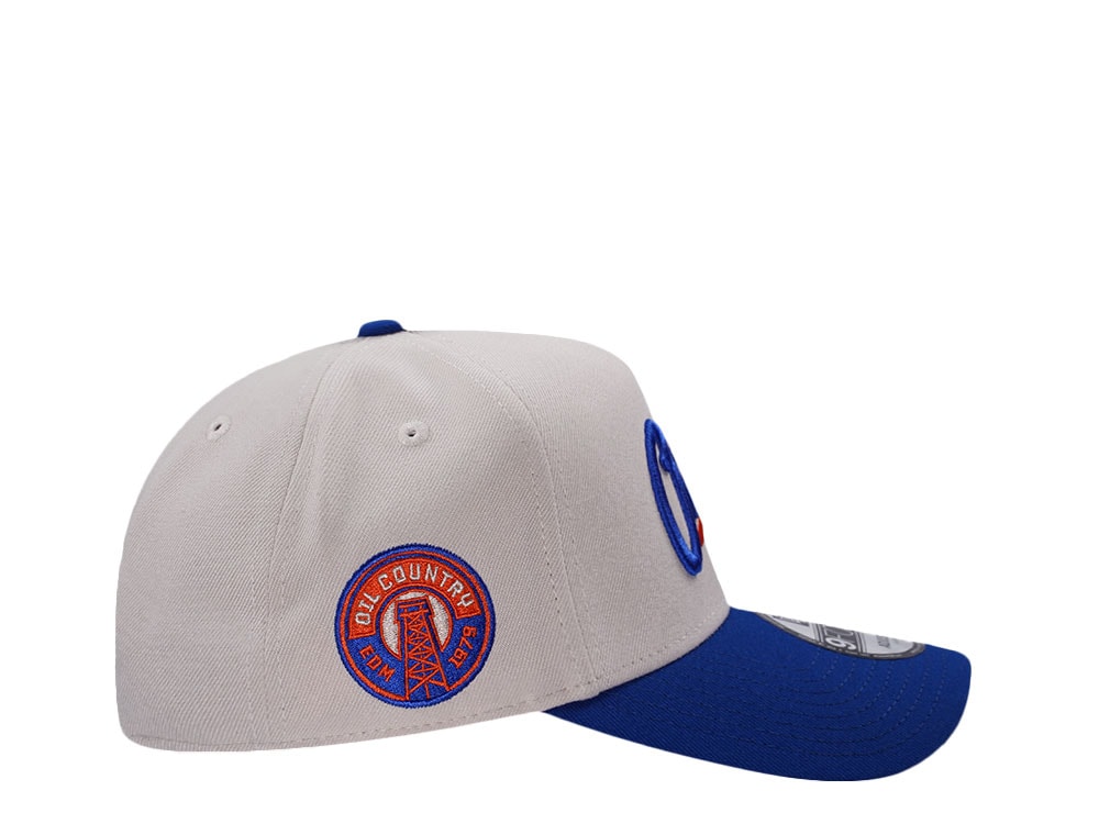 New Era Edmonton Oilers Inaugural Season 1979 Chrome Two Tone Edition 9Forty A Frame Snapback Cap