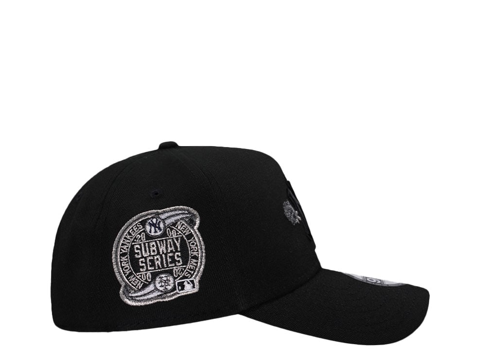 New Era New York Yankees Black Rose Subway Series 2000 9Forty A Frame Snapback Cap