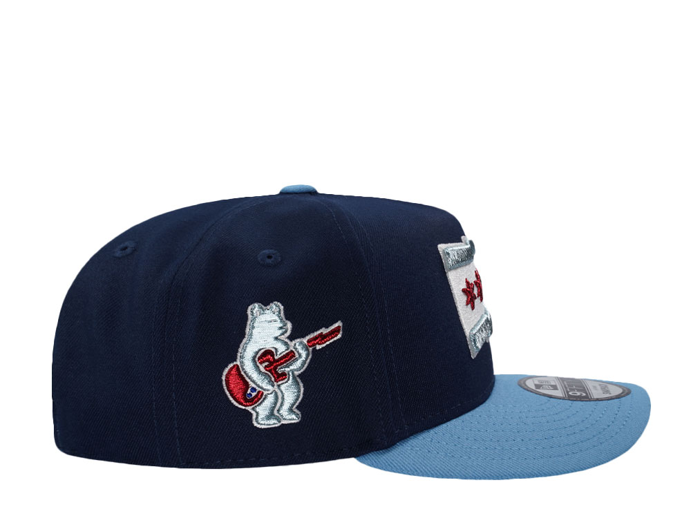 New Era Chicago Cubs Ocean Two Tone Edition 9Fifty A Frame Snapback Cap