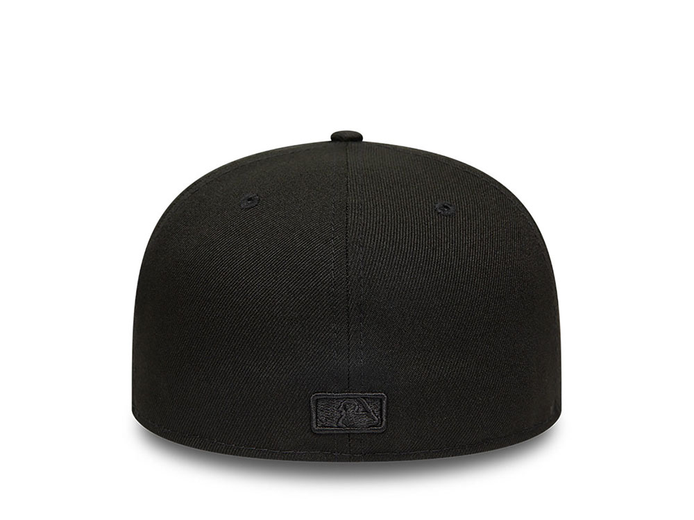 New Era Atlanta Braves Plain Blackout Prime Edition 59Fifty Fitted Cap