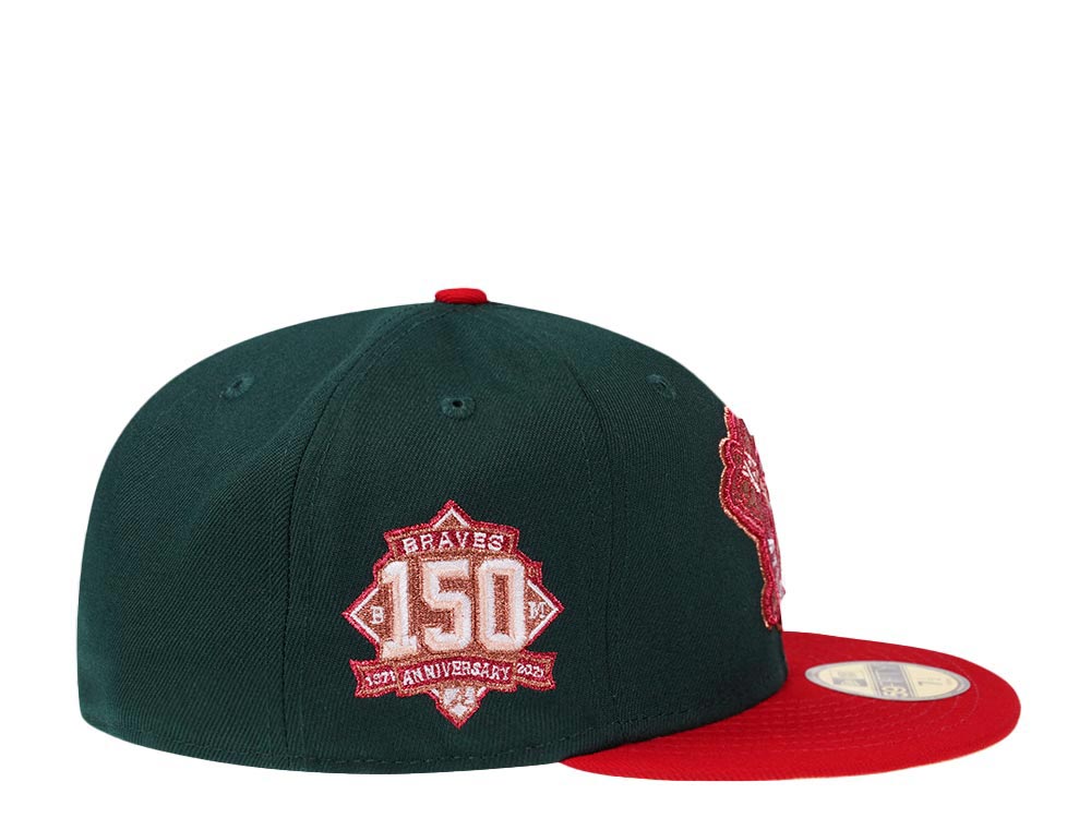 New Era Atlanta Braves 150th Anniversary Copper Two Tone Prime Edition 59Fifty Fitted Cap