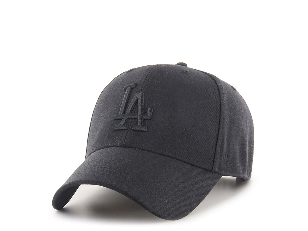 47Brand Los Angeles Dodgers All Black Classic Snapback Cap