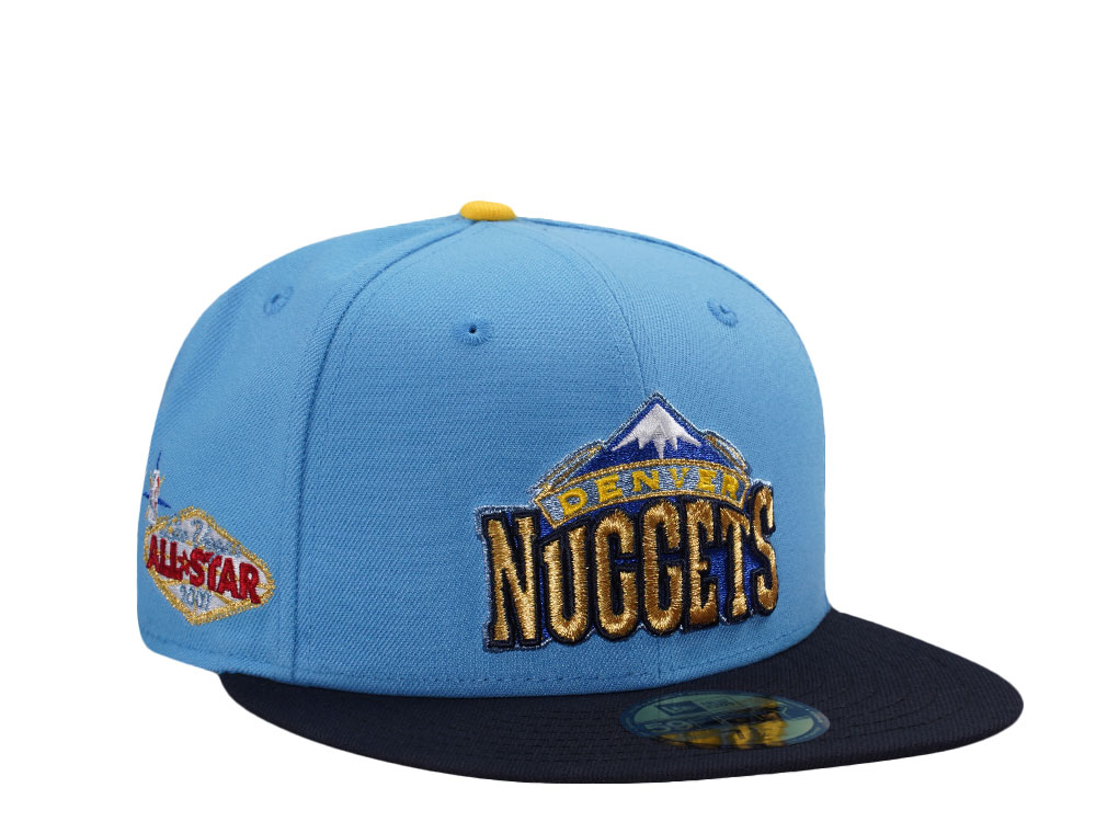 New Era Denver Nuggets All Star Game 2007 Blue Two Tone Edition 59Fifty Fitted Cap