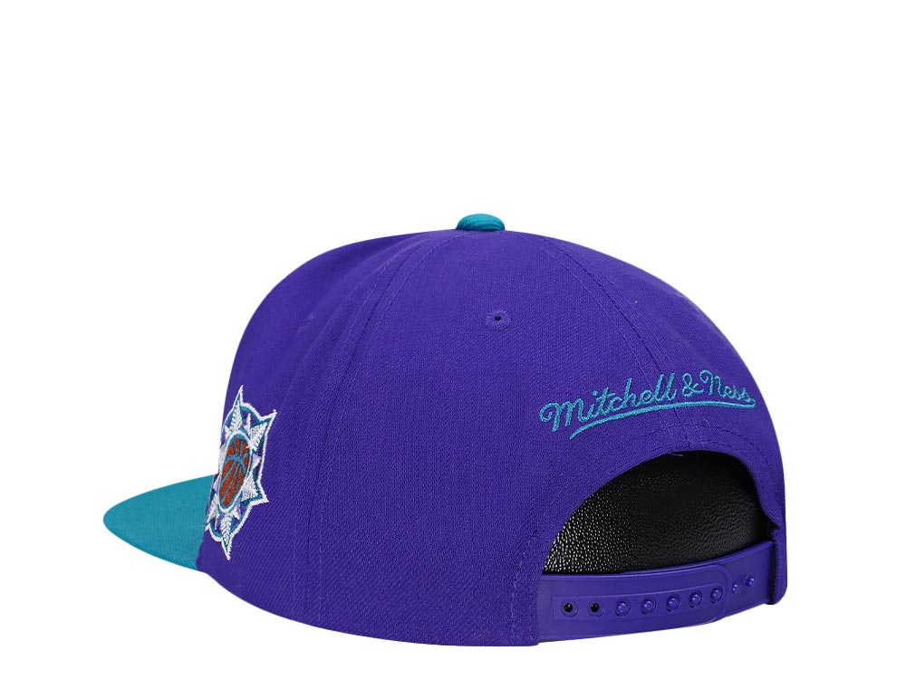 Mitchell & Ness Utah Jazz Logo Blur Hardwood Classic Snapback Cap