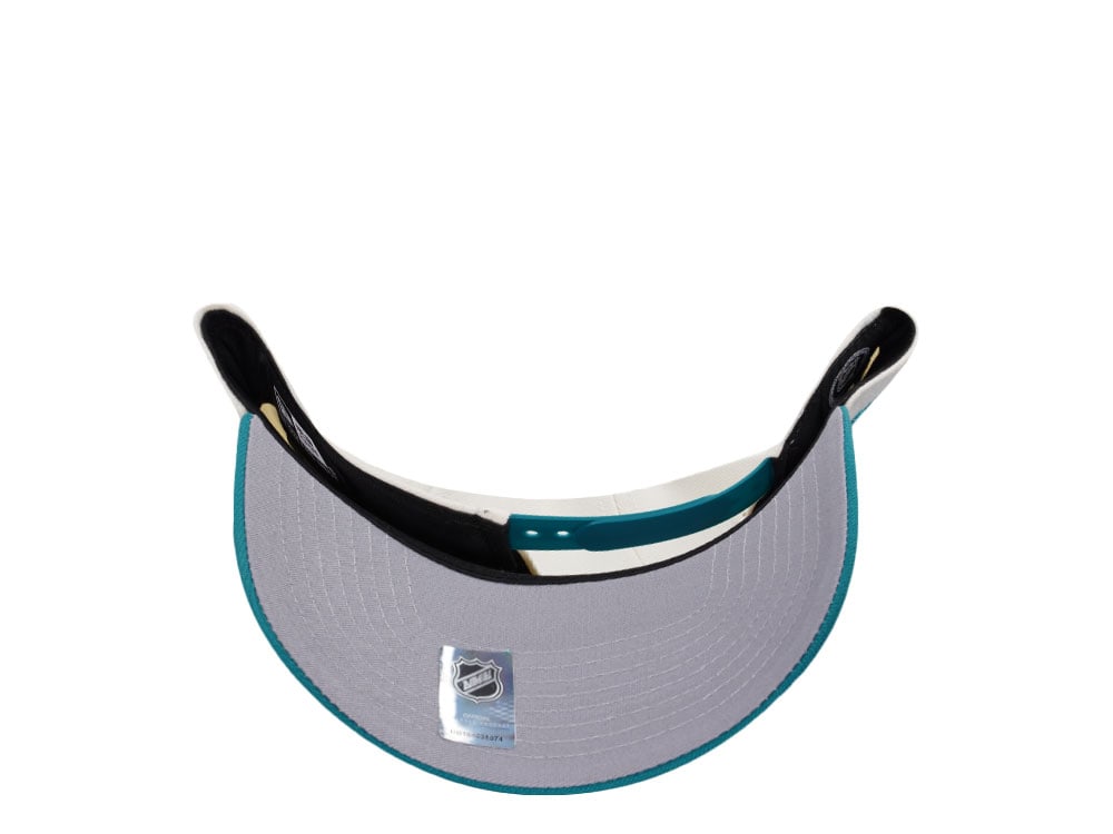 New Era Anaheim Ducks 10th Anniversary Chrome Aqua Two Tone Edition 9Forty A Frame Snapback Cap