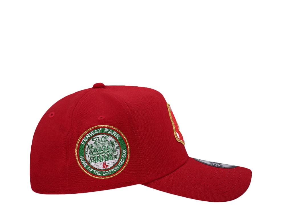 New Era Boston Red Sox Fenway Park Red Prime Edition 9Forty A Frame Snapback Cap