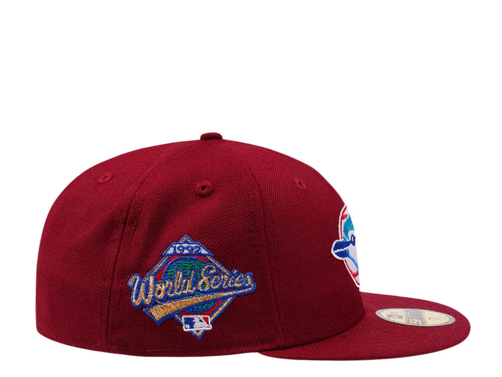 New Era Toronto Blue Jays World Series 1992 Smooth Red Throwback Edition 59Fifty Fitted Cap