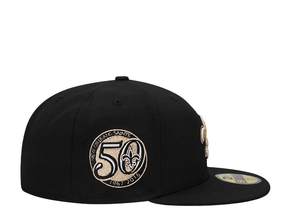 New Era New Orleans Saints 50 Seasons Classic Prime Edition 59Fifty Fitted Cap