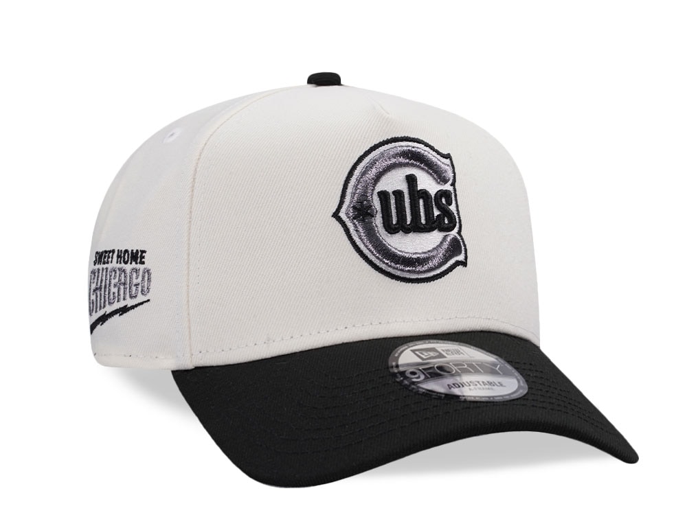 New Era Chicago Cubs Sweet Home Chrome Two Tone Edition 9Forty A Frame Snapback Cap
