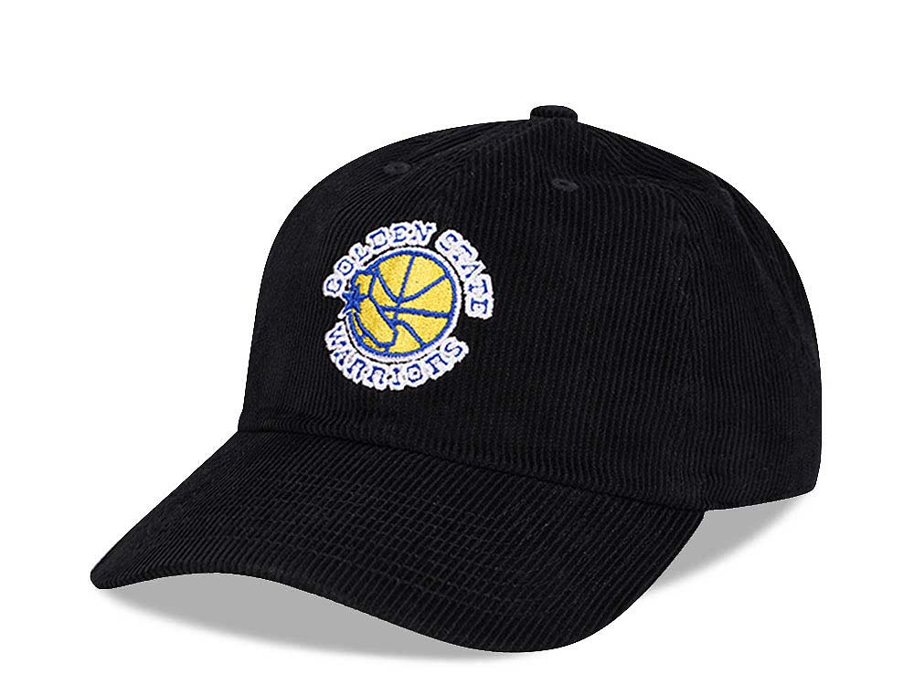 Mitchell & Ness Golden State Warriors Cord Dad Hardwood Classic Strapback Cap