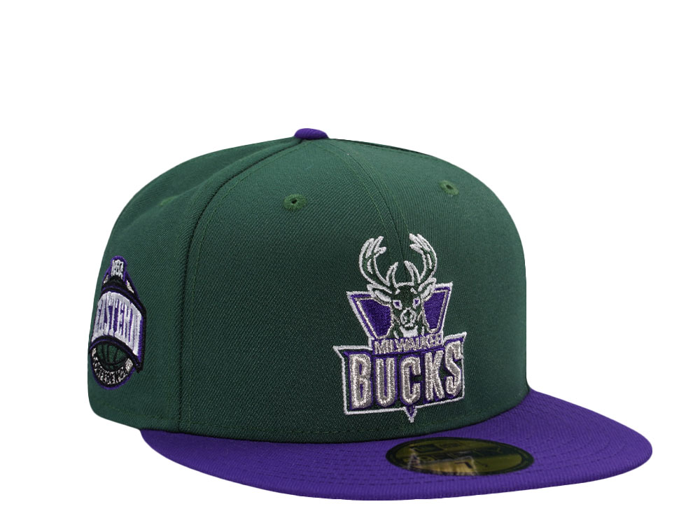 New Era Milwaukee Bucks Eastern Conference Green Two Tone Edition 59Fifty Fitted Cap