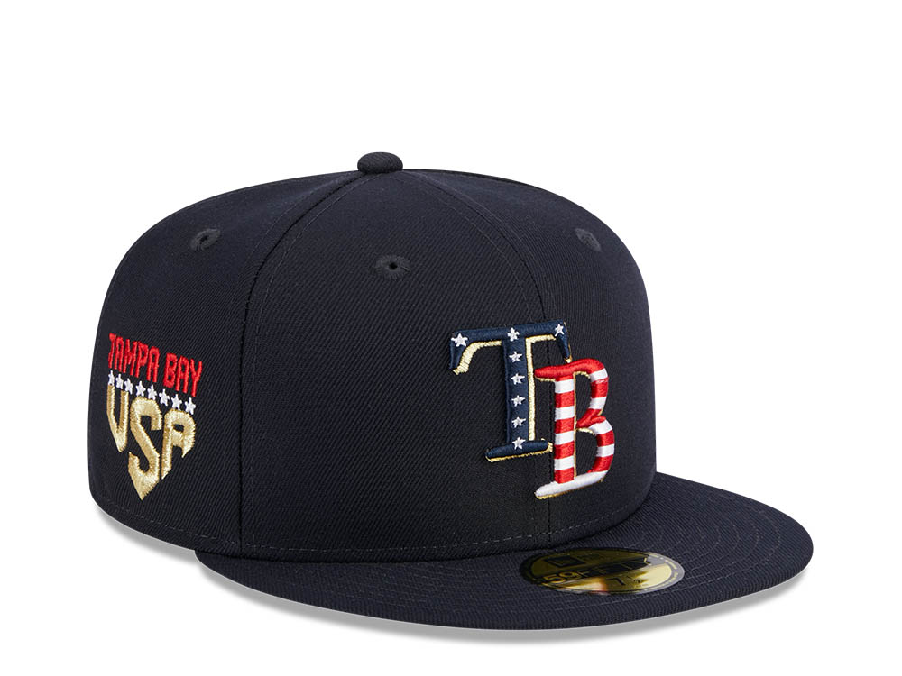 New Era Tampa Bay Rays 4th of July 23 59Fifty Fitted Cap