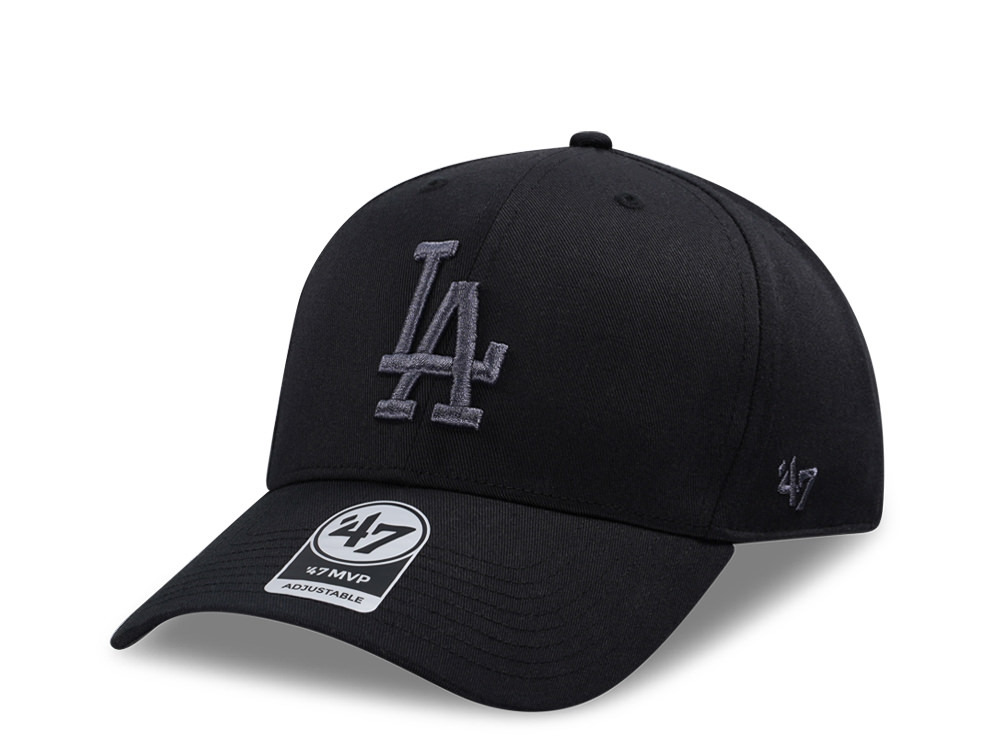 47Brand Los Angeles Dodgers Black Tonal Camo Under MVP Snapback Cap