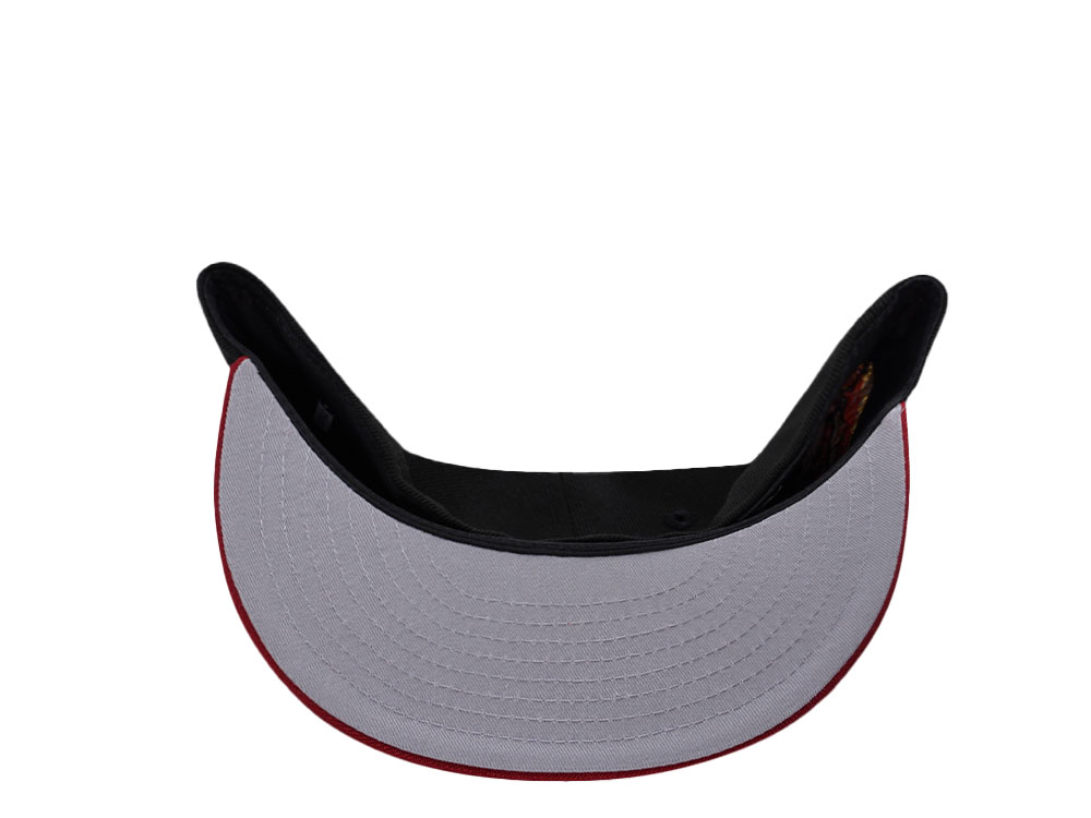 New Era Mexico Diablos Black And Red Two Tone Edition 59Fifty Fitted Cap