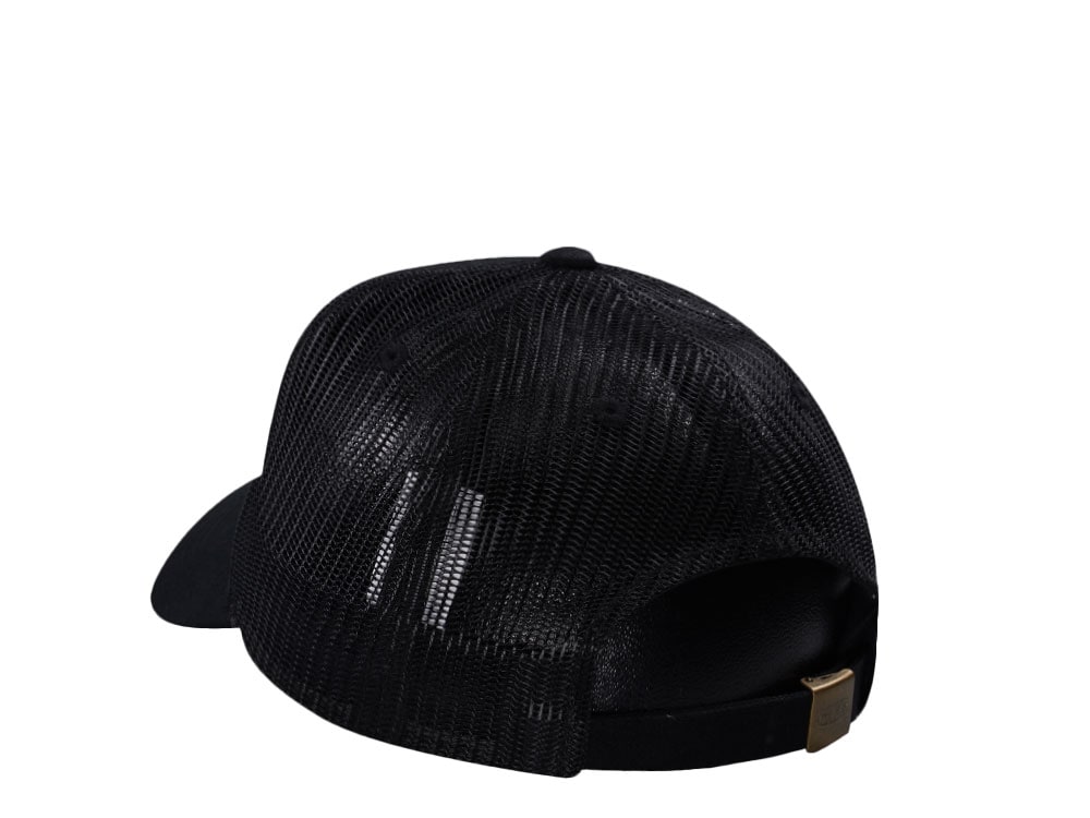 Von Dutch Oval Patch Black Edition Trucker Kids Strapback Cap