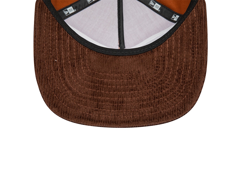New Era Atlanta Braves Cord Visor Brown Golfer Snapback Cap