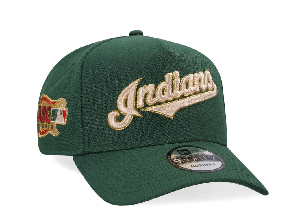 New Era Cleveland Indians All Star Game 2019 Gold Edition 9Forty A Frame Snapback Cap