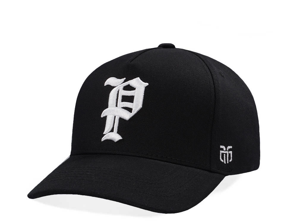 Parallel Union Old English Letter Logo P Snapback Cap