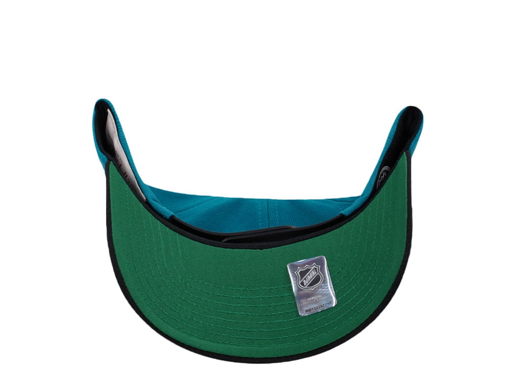 Mitchell & Ness San Jose Sharks Pro Crown Fit Blue Snapback Cap