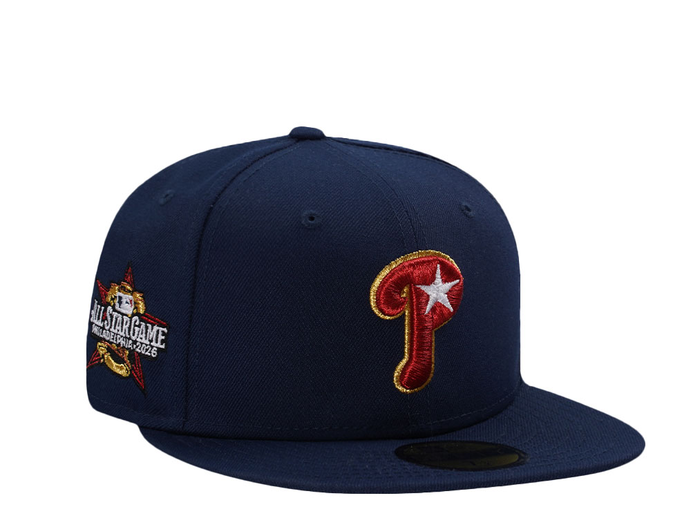 New Era Philadelphia Phillies All Star Game 2026 Navy Prime Edition 59Fifty Fitted Cap