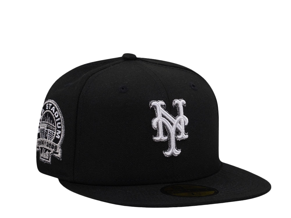 New Era New York Mets Shea Stadium White Titanium Prime Edition 59Fifty Fitted Cap