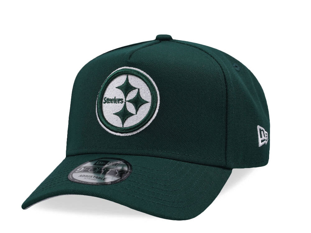 New Era Pittsburgh Steelers Field Green Prime Edition 9Forty A Frame Snapback Cap
