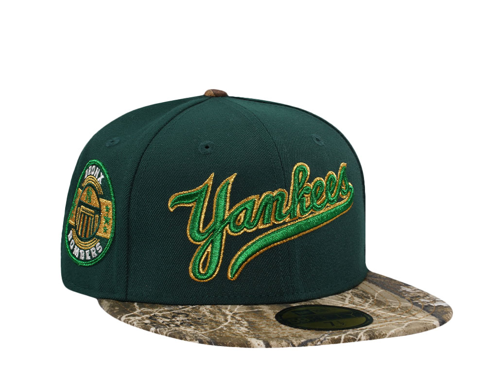 New Era New York Yankees Bronx Bombers Dark Green Two Tone Edition 59Fifty Fitted Cap