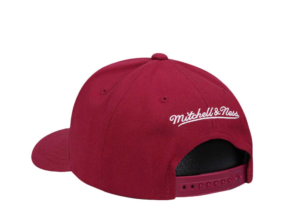 Mitchell & Ness Colorado Avalanche Team Ground 2.0 Pro Maroon Snapback Cap