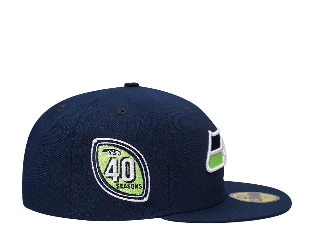 New Era Seattle Seahawks 40 Seasons Classic Prime Edition 59Fifty Fitted Cap