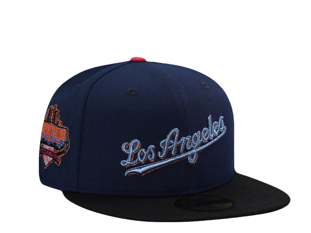 New Era Los Angeles Dodgers 40th Anniversary Ocean Blue Two Tone Edition 59Fifty Fitted Cap