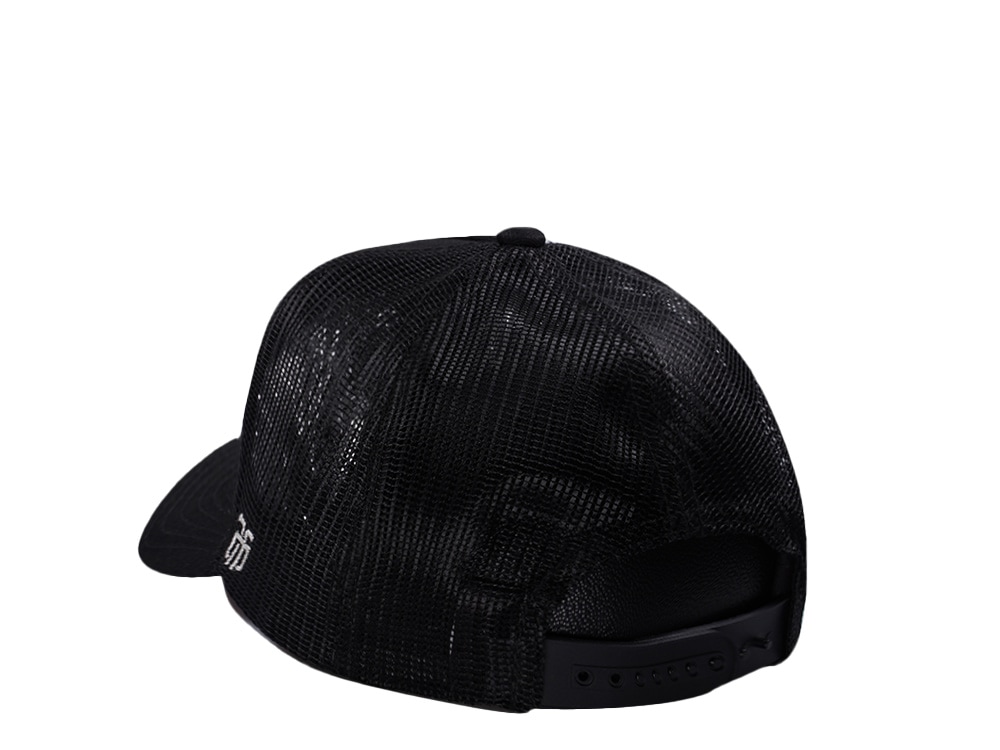 Parallel Union Skull Butterfly Patch Black Edition Trucker Snapback Cap