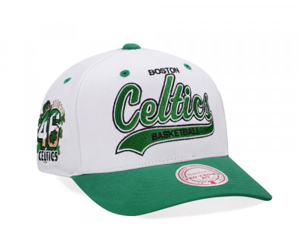 Mitchell & Ness Boston Celtics 46th Anniversary Pro Crown Fit Snapback Cap