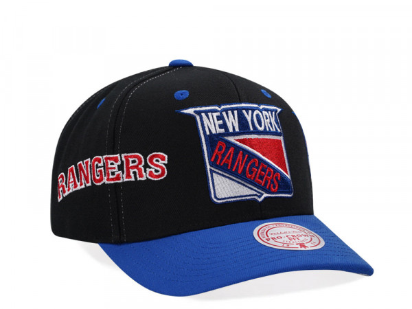 Mitchell & Ness New York Rangers Vintage Logo Pro Crown Fit Snapback Cap