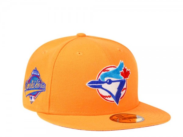 New Era Toronto Blue Jays World Series 1993 Flash Orange Glow Edition 59Fifty Fitted Cap